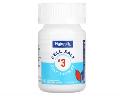 Hylands Calcarea Sulphurica 6x Cell Salt 100 Tb Food 4 Less