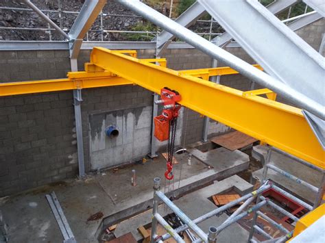 Manual Top Running Crane Bridge For Hydro Scheme Maintenance Plant