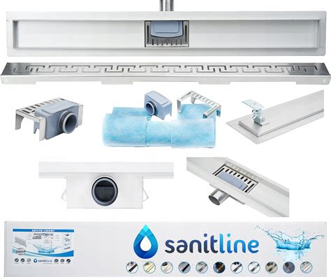 SANITLINE Odpływ liniowy 100cm Komplet Wzory PL sl 100 Cena