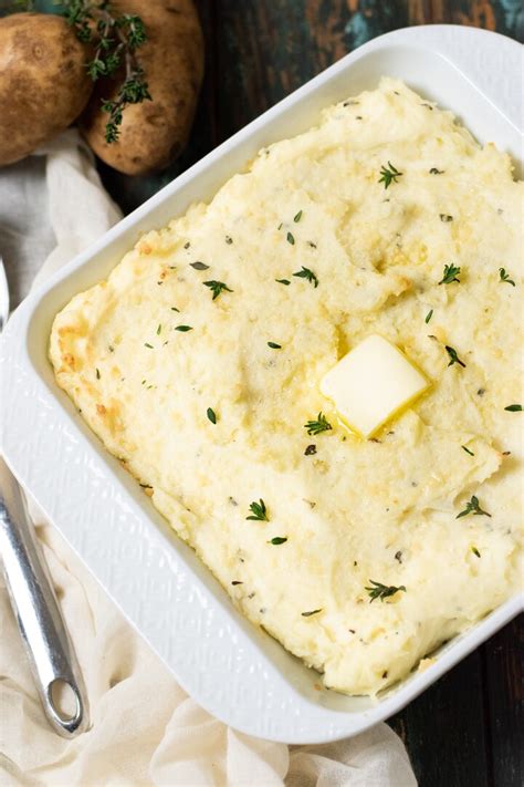 Homemade Cream Cheese Mashed Potatoes Idaho Potato Commission