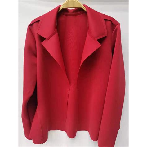 Blazer Feminino Em Neoprene Casaco Curto Varias Cores Babado