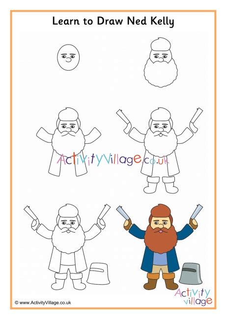 Learn To Draw Ned Kelly