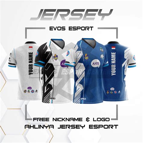 Jual Jersey Evos Pro Jersey 2023 Home Away Season 11 Terbaru Free