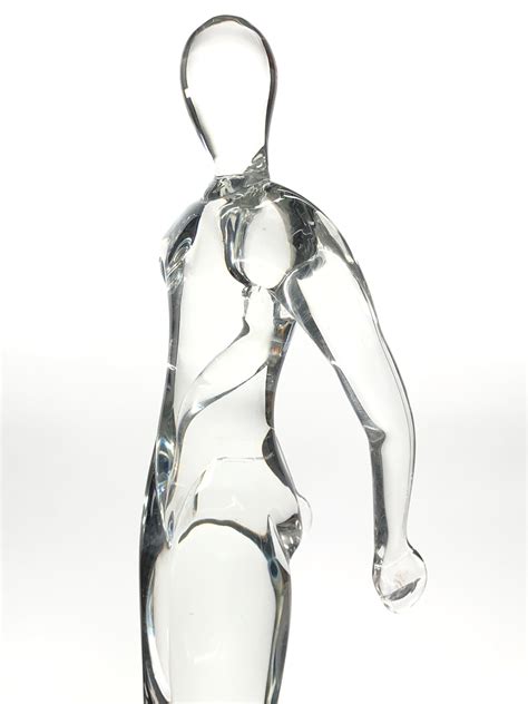 Lot SIGNED RENATO ANATRA MURANO NUDE ART GLASS SCULPTURE
