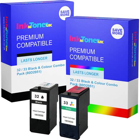 Premium Remanufactured Lexmark Black Colour Combo Pack Ink