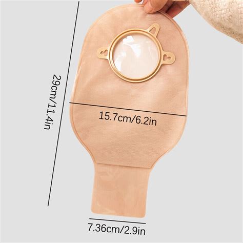 10 Pcs Colostomy Bags One Piece Drainable Pouches For Ostomy Ileostomy