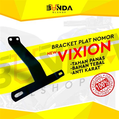 Jual Bracket Dudukan Plat Nomor Depan New Vixion Dudukan Nopol Nva Nvl