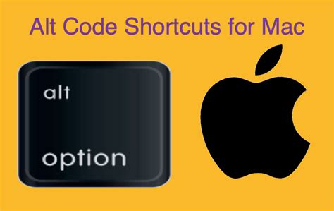 Alt code shortcuts for mac to insert symbols – Artofit