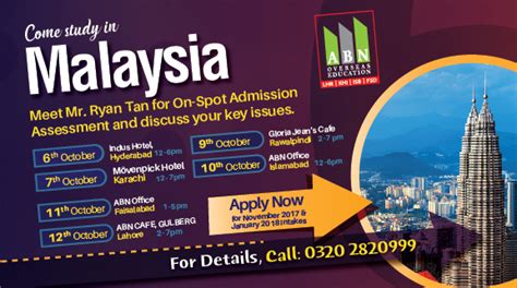 Abn Overseas Education Come Study In Malaysia