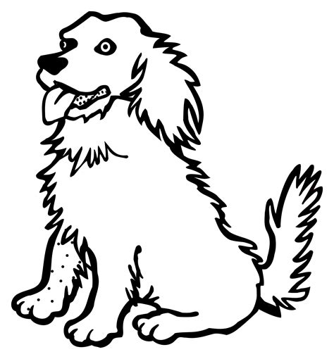 Golden Retriever Line art Drawing Puppy Clip art - dog cartoon png ...