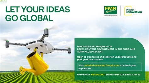 Flour Mills Of Nigeria Plc FMN Prize For Innovation Competition Plc 2023