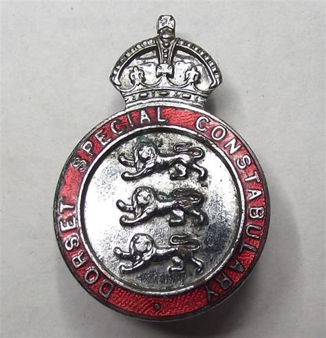 Crow Valley Militaria Dorset Special Constable Enamel Membership Badge