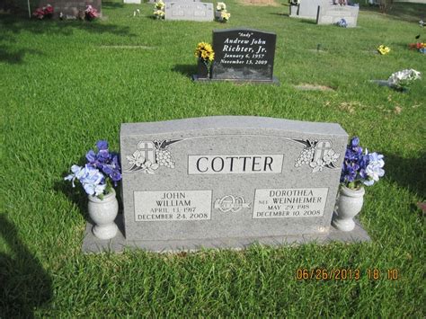 Dorothea Weinheimer Cotter 1918 2008 Memorial Find A Grave