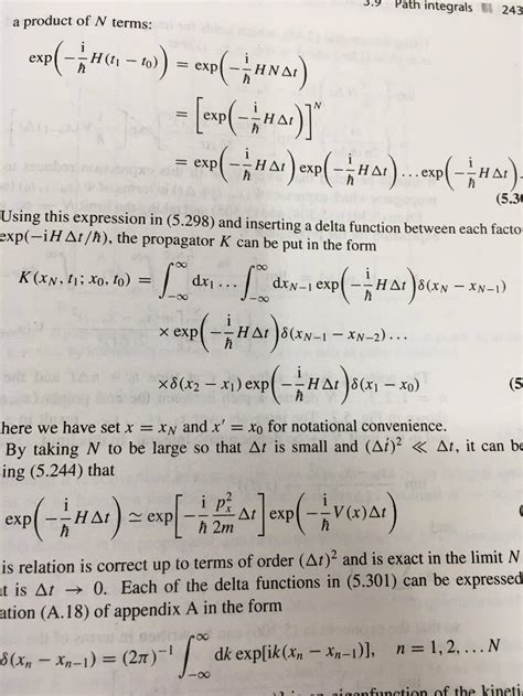 quantum mechanics - How can the propagator be written in the below