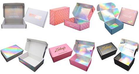 Custom Small 3d Holographic Packaging Shipping Pink Mailer Boxes Guangzhou Yison Printing Co Ltd