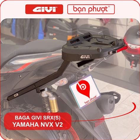 Baga Givi Gắn Thùng Sau Givi Cho Yamaha NVX 155 V2 Cảng GIVI SRX NVX