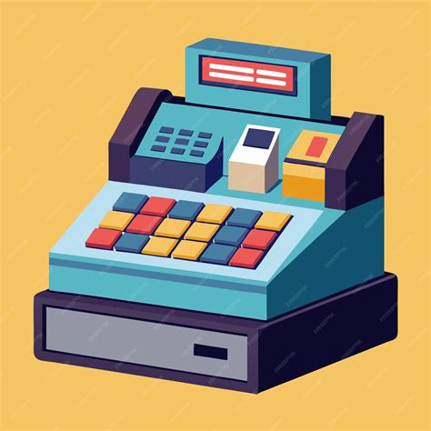 Cash Register Clip Art Vector Design | Premium AI-generated vector