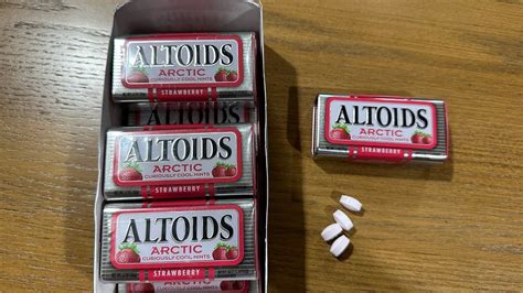 Altoids Arctic Strawberry Mints Youtube