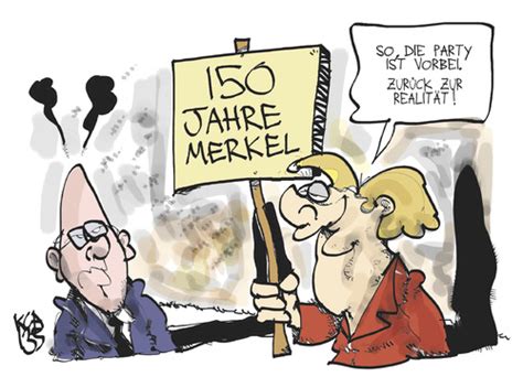 150 Jahre Merkel Von Kostas Koufogiorgos Politik Cartoon TOONPOOL