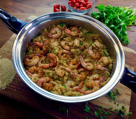 Lemon Garlic Shrimp And Quinoa Saladmaster Recipes