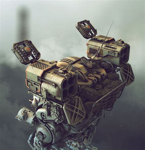 Rocket Mech Tor Frick Mech Futuristic Concept Art Futuristic Art