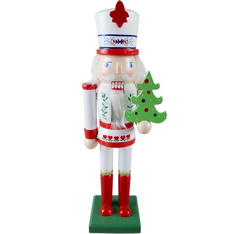 12-in. Wood Nutcracker Decor | At Home