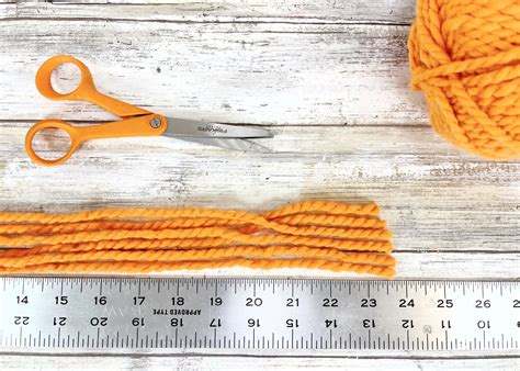 Foam Pumpkin Craft Ideas: Yarn Pumpkin DIY - A Country Girl's Life