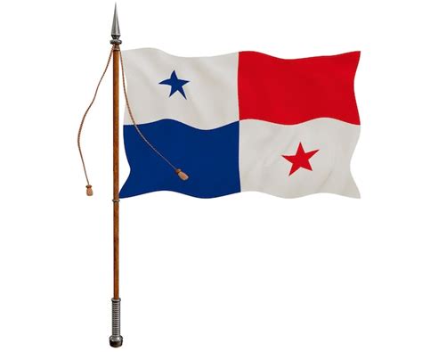 Bandera nacional de panamá fondo con bandera de panamá | Foto Premium