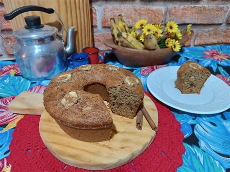 Confira Uma Pr Tica Receita De Bolo De Banana Passas Rio Grande