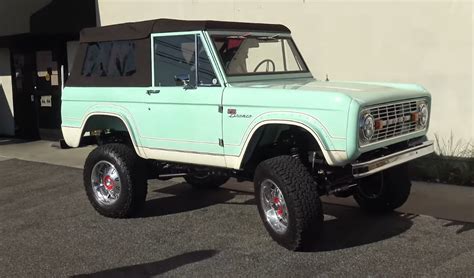 Ben Affleck Cruises In A New Ride An Electrified Ford Bronco Restomod