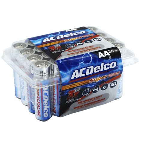 Acdelco Aa Super Alkaline Batteries 24 Count