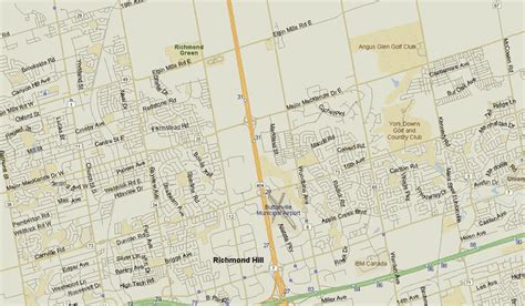 Richmond Hill Map, Ontario - Listings Canada