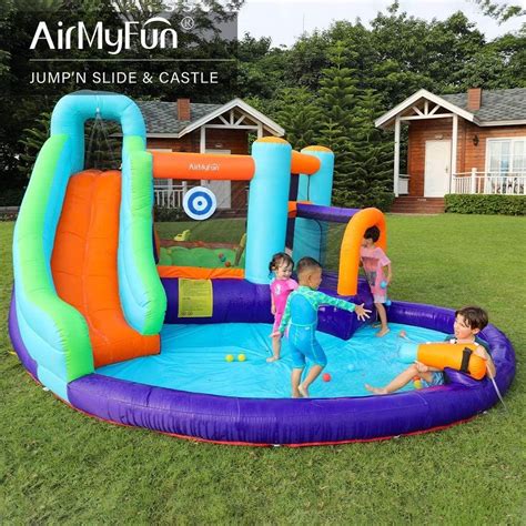 Airmyfun Bounce Housewater Bounce Slide Housewater Jumper Slide