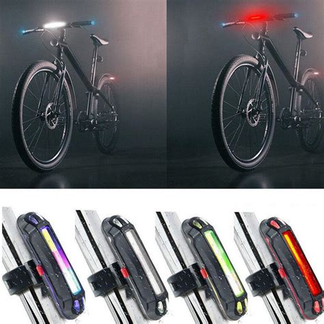 LED Front wiederaufladbare Schwanz Fahrrad Radfahren Rückfahrlampe