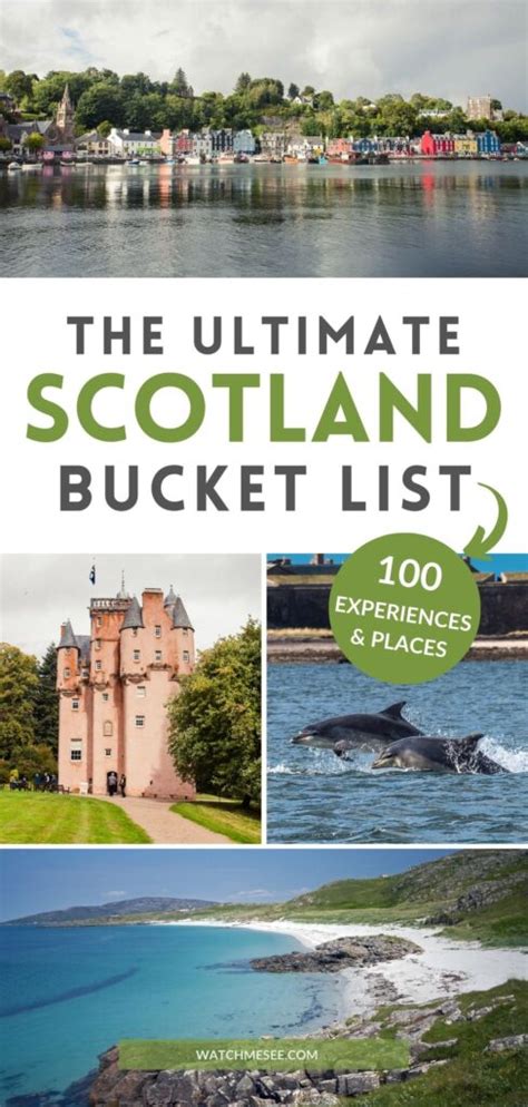 100 Places For Your Scotland Bucket List Watch Me See