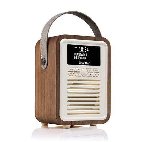 Buy Vq Retro Mini Dab Radio With Bluetooth Radio Alarm Clock With Fm