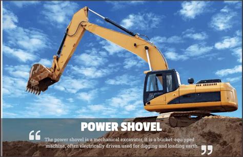 Power Shovel: Types, Application, Parts of power shovels