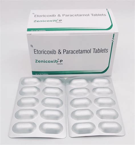 Zenicoxib P Etoricoxib Mg Paracetamol Mg Tablet At Rs