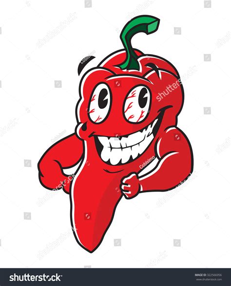 Red Hot Chili Pepper Cartoon Hands Stock Vector 322566956 Shutterstock