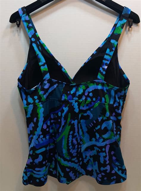 INC International Concepts Swim Bikini Tankini Top Sz 8 I6 EBay