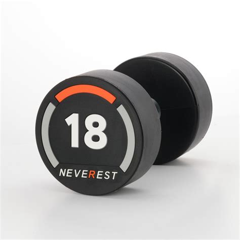 Гантели Neverest NR-92069-18 уретановые, 1 шт. по 18 кг, черный ...