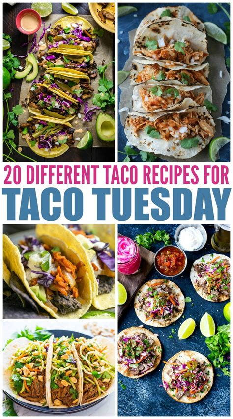 20 Different Taco Recipes For Taco Tuesday - Mamanista!