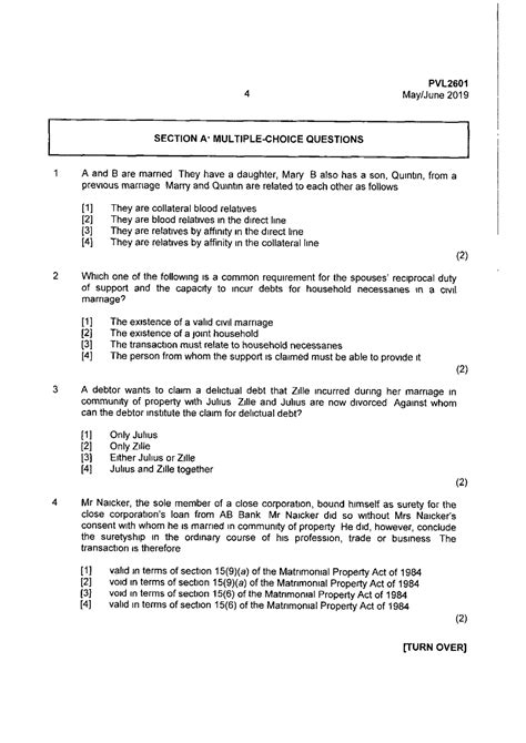 Pvl2601 Mcq Exam With Answers Part 2 Section A Multiple Choice