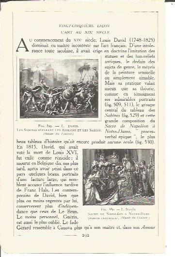 Lamina V Las Sabinas Y La Coronacion De Napoleon En Notre Dame