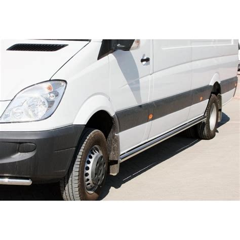 Marche Pieds Mercedes Sprinter Long W Inox Tubulaire Lne