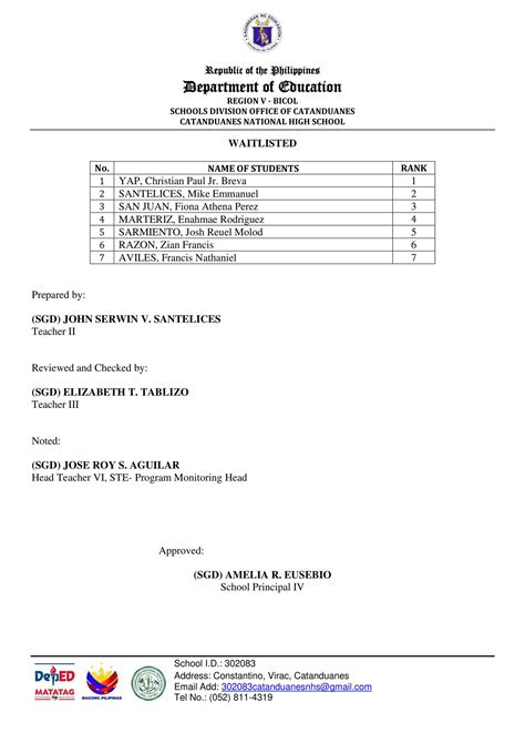 CNHS... - CNHS - Science, Technology and Engineering Program
