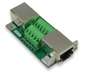 RJ50 10P10C Slim Breakout Board Coupler With Screw Terminals