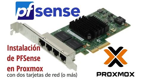 C Mo Instalar Pfsense En Proxmox Con Dos O M S Tarjetas De Red Nics