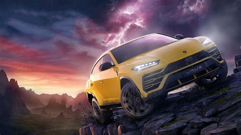 Lamborghini Urus In Forza Horizon 4 Fortune Island 4k Wallpapers Hd Wallpapers Id 29070