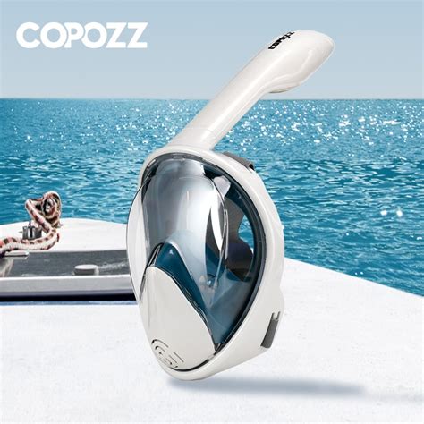 Copozz Masque Complet De Plong E Sous Marine Lunettes Anti Bu E Avec